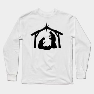 The Christmas Nativity Scene Long Sleeve T-Shirt